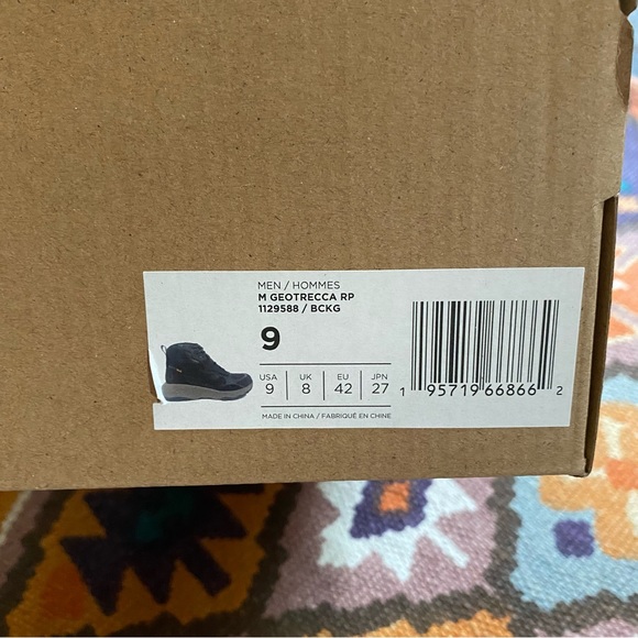 Teva Men’s Geotrecca Black Dark Grey Boots Size 9 Waterproof NEW - Picture 8 of 13